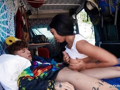 18 jaar, Zwart, Pijpbeurt, Bruinharig, Zwart, Tiener