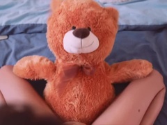 茶髪の, 女, Hd, オーガズム, 小柄, ティーン, オッパイの, おもちゃ