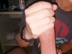 Большой член, Минет, Сперма во рту, Семяизвержение, Застенчивая, Молоденькие