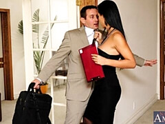 デカ尻, デカチン, デカパイ, フェラチオ, 茶髪の, バック, 淫乱熟女, オッパイの