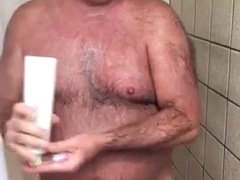 Amateur, Verga grande, Gay, Masturbación, Ducha