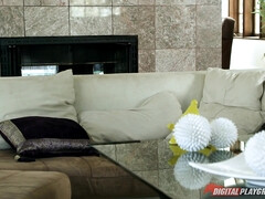 Emily B gets eaten out and pleasantly fucked in bed