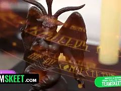 Masaje, Enano, Pelirrojo, Sexo fuerte, Medias largas, Adolescente, Trio, Tetas