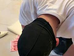 Asiático, Botas, Morena, Chino, Dominacion femenina, Fetiche