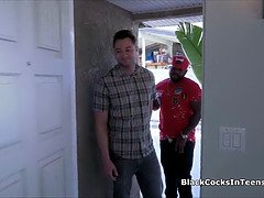 アフリカ人, お尻, 黒人, 彼女, Hd, 異人種間, 叫ぶ, ティーン
