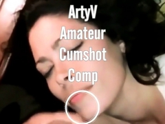 Enthousiasteling, Pijpbeurt, Bruinharig, Sperma shot, Sperma in gezicht, Gezichtspunt, Realiteit