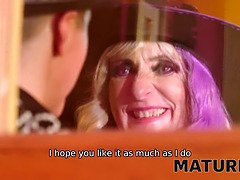 Hot older woman in cosplay gets fucked hard at Halloween party