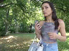 Amateur, Tir de sperme, Italienne, De plein air, Public, Réalité