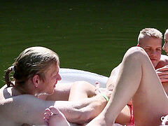 super-naughty friends are liking a summer day