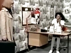 アナル, お尻, フェラチオ, 黒人, 毛深い, 淫乱熟女, 看護婦, ヴィンテージ