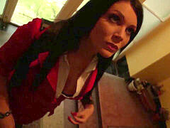 big-titted mummy Emma Leigh - Seduced in the Office for rough Fucking