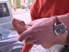 Blondine, Hardcore, Massage, Öffentlich