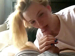 Любители, Большой член, Минет, Сперма во рту, Домашнее видео, Молоденькие