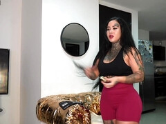 Cul, Gros cul, Fille latino, Lingerie, Orgasme, Chatte, Nénés, Mouillée