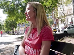 Amateur, Blonde, Queue, Européenne, Mature, Seins naturels, Public, Nénés