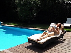 18 ans, Femelle, Chatte, Russe, Adolescente, Serré, Nénés, Sous marin