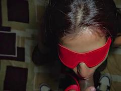 Bondage domination sadisme masochisme, Sucer une bite, Faciale, Pénétrer avec le poing, Hard, Fille latino, Lingerie, Fessée
