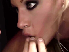 緊縛, ブロンド, 巨乳な, 古典, イマラチオ, チン, ハードコア, スパンキング