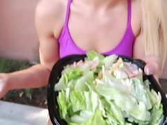 Anal, Blonde, Sucer une bite, Double pénétration, Faciale, Hard, Monstre, Plan cul à trois