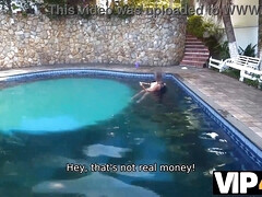 デカパイ, Hd, ラティーナ, お金, アウトドア, オマンコ, 剃毛, 息子