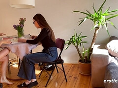 Stunning lesbian aphrodisiac adult clip