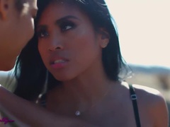 Asian Lesbo Ember Snow Seduces Ebony Teen Michelle Anderson