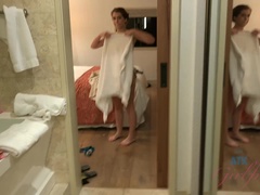 Kont, Badkamer, Grote mammen, Badpak, Vriendin, Klein, Gezichtspunt, Geschoren