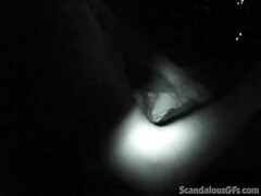 SCANDALOUSGFS - Wondrous GIRLFRIEND Inhales Shaft While Beau Is Driving