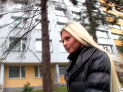 Blonde, Sucer une bite, Tchèque, Hard, Argent, De plein air, Pov, Réalité