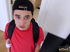 顔射, Hd, オナニー, 淫乱熟女, 母, フェラする, ティーン, 三人