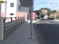 Aufs gesicht abspritzen, Absätze, Geld, Im freien, Öffentlich, Flotter dreier