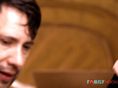 18, フェラチオ, 家族, なめる, オマンコ