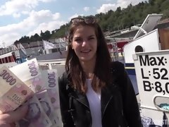 Amateur, Habillées, Mignonne, Tchèque, Hd, De plein air, Pov, Rugueux