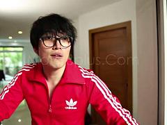 Aziatisch, Mooi, Grote mammen, Koreaans, Thais, Tieten likken