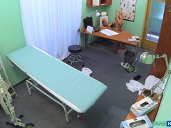 Leie, Blasen, Arzt, Hundestellung, Krankenschwester, Büro, Uniform, Spanner