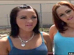 Минет, Брюнетки, Семяизвержение, Рыжие, Втроем