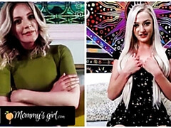 18, ブロンド, 娘, 指いじり, Hd, オナニー, 母, おもらし