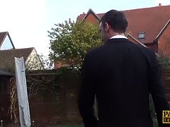 デカチン, フェラチオ, ボンデージ, イギリス人, イく瞬間, 服従, フェティッシュ, 陵辱