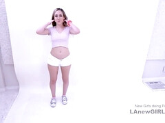 18 jaar, Enthousiasteling, Kont, Auditie, Grote lul, Fetisj, Handbeurt, Hardcore