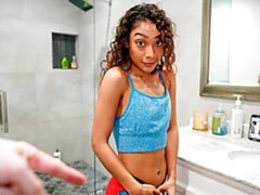 Zwart, Pijpbeurt, Bruinharig, Hardcore, Interraciaal, Masturbatie, Tiener, Tieten likken