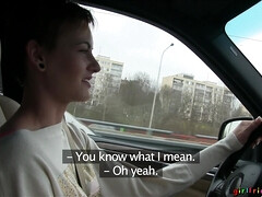 Negro, Botas, Morena, Coche, Jeans, Lesbiana, Lamidas, Al aire libre