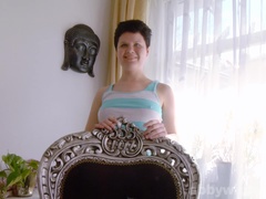 素人, 黒人, 天然, ショートヘア