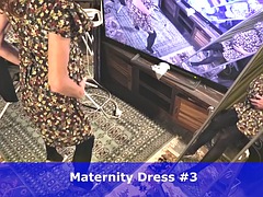 女装男装, フェティッシュ, ヒール, 下着, 熟年, 穴開きパンティ, シーメール, ユニフォーム
