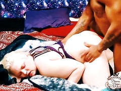 ブロンド, チン, バック, Hd, 異人種間, オマンコ, ラフ, ヤリマン