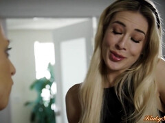 Teen student seducing and deepthroating school teacher