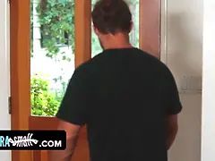 Exxxtrasmall - small maid (Angel Smalls) gets screwed for money