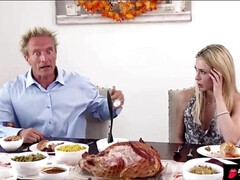 Enthousiasteling, Grote mammen, Pijpbeurt, Sperma shot, Vuisten, Straf, Ruw, Trio