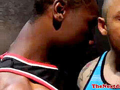 Africain, Amateur, Noire, Noir ébène, Homosexuelle, Interracial, Plan cul à trois