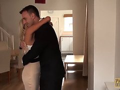 デカチン, ブロンド, フェラチオ, イギリス人, 中出し, フェティッシュ, 淫乱熟女, ラフ