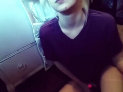 Sexy Pale Blonde Intense Cum & Squirting